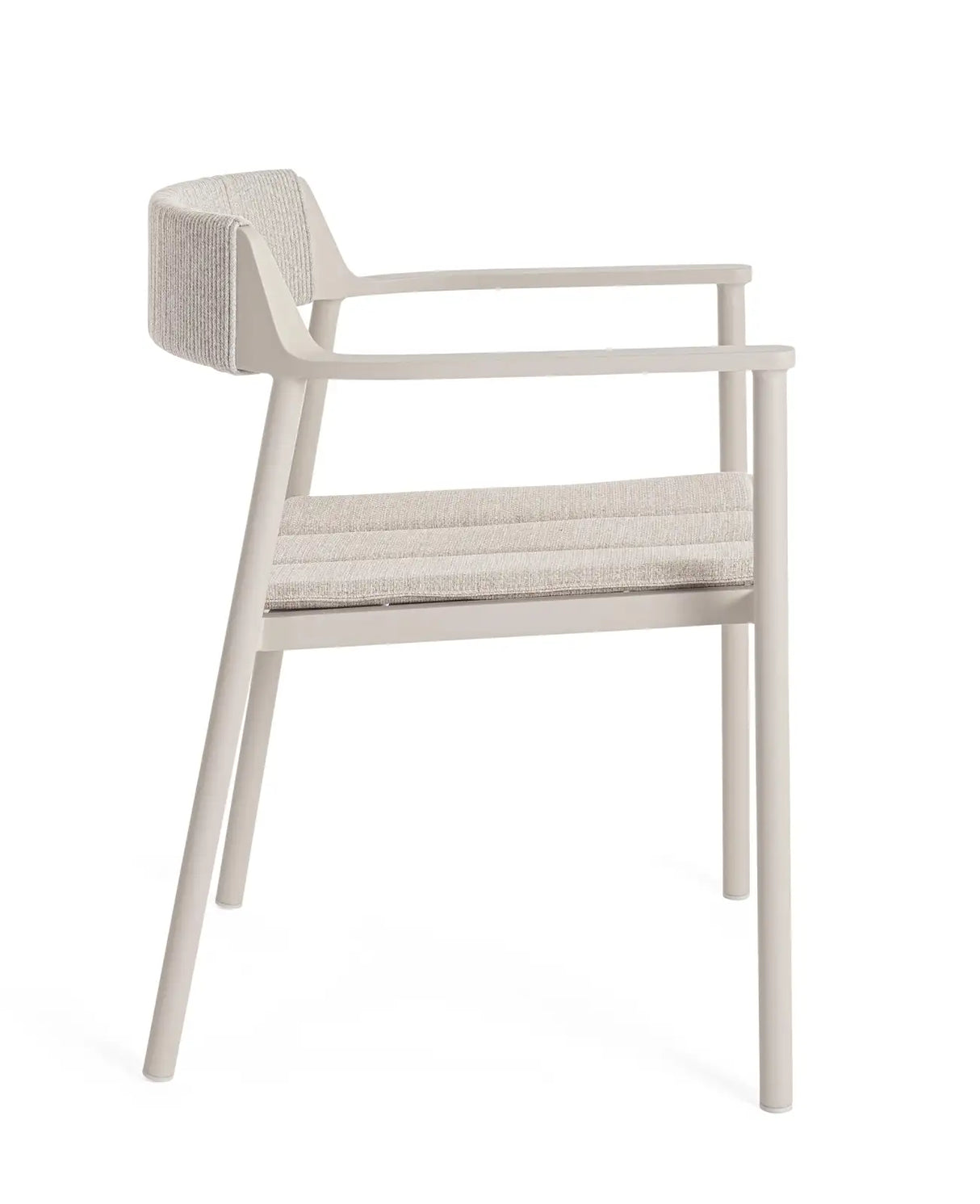 Gartenstuhl mit Armlehnen Ropery morny WG25 aus Aluminium - ZEN ZONE Furniture