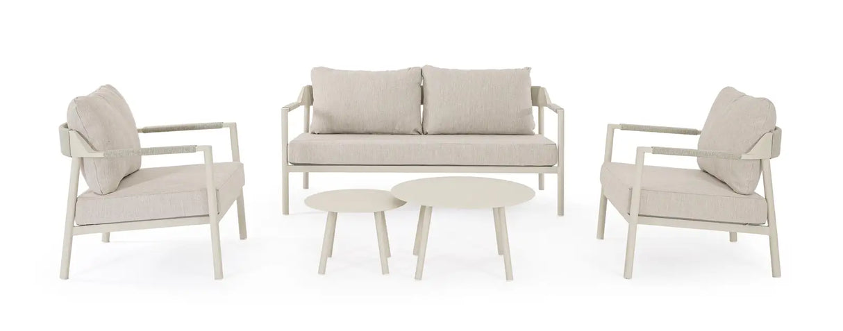 Outdoor 5er-Set Ecksitzgruppe Ropery morny WG25 - ZEN ZONE Furniture