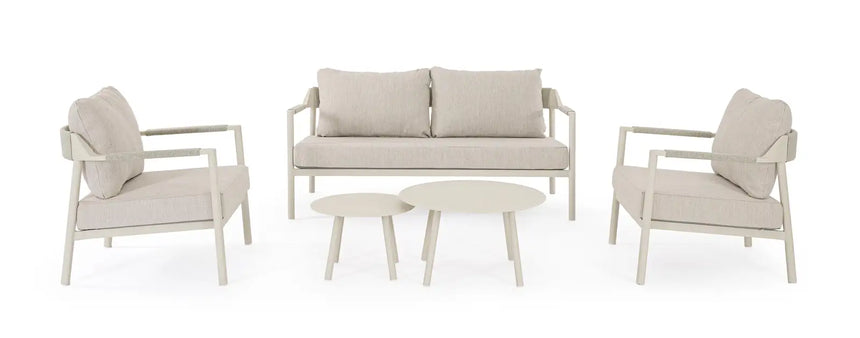 Outdoor 5er-Set Ecksitzgruppe Ropery morny WG25 - ZEN ZONE Furniture