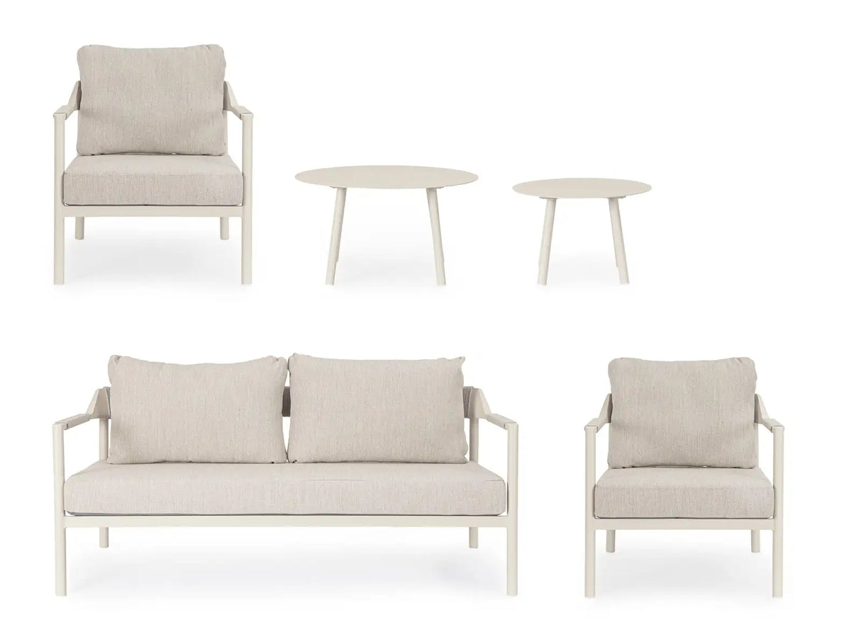 Outdoor 5er-Set Ecksitzgruppe Ropery morny WG25 - ZEN ZONE Furniture