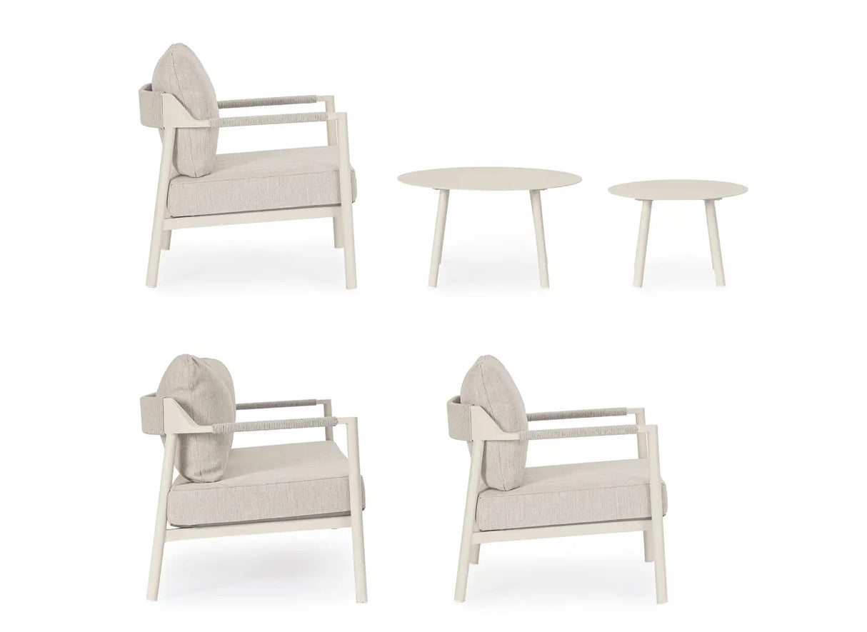 Outdoor 5er-Set Ecksitzgruppe Ropery morny WG25 - ZEN ZONE Furniture