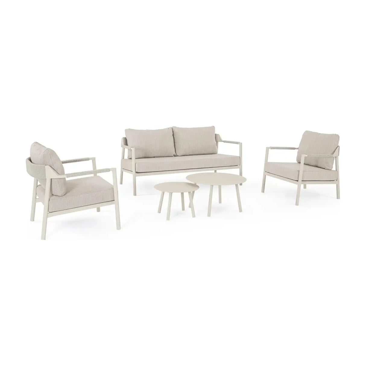 Outdoor 5er-Set Ecksitzgruppe Ropery morny WG25 - ZEN ZONE Furniture