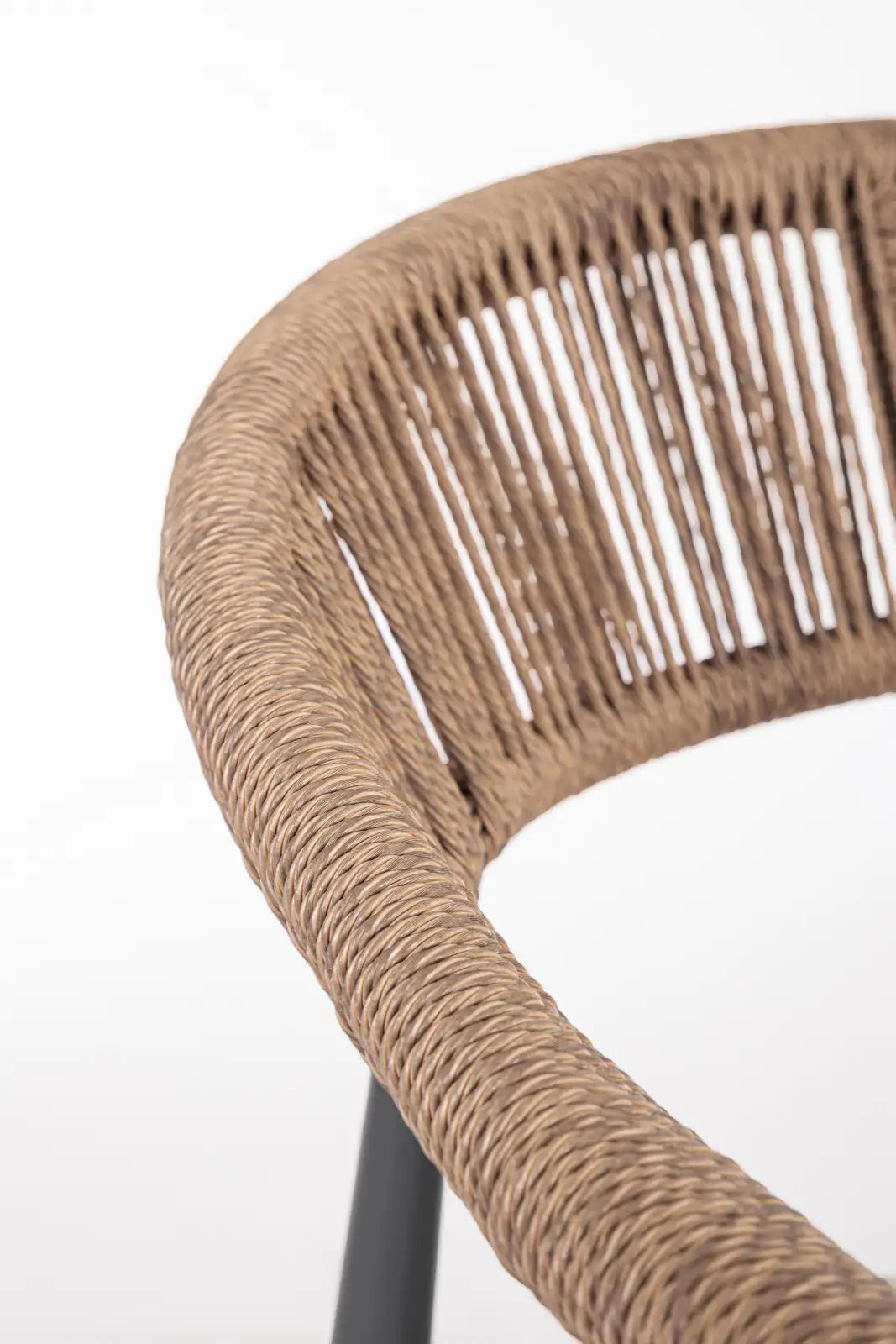 Outdoor Sessel mit Armlehnen Jandia Anthrazit/Natur - ZEN ZONE Furniture