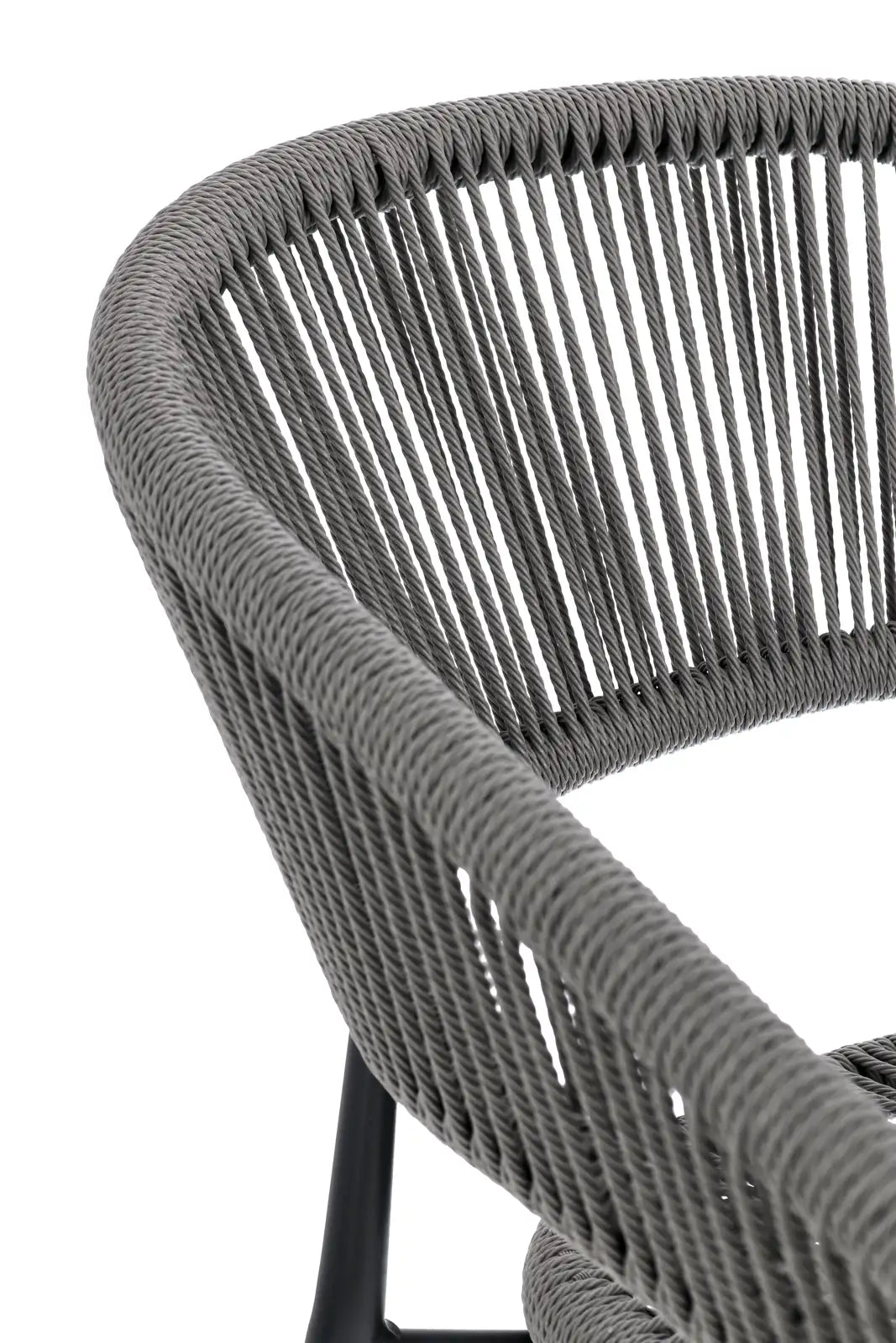 Gartenstuhl Algaida mit Armlehnen Anthrazit/Grau - ZEN ZONE Furniture