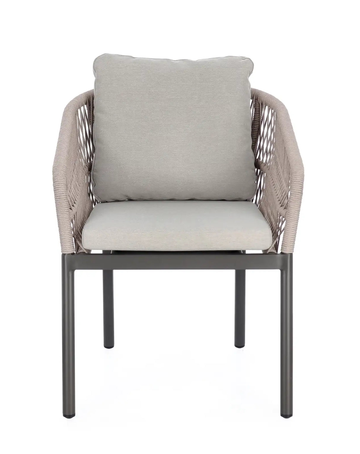 Gartenstuhl mit Armlehnen Galdana anthrazit JA60/KHAKI - ZEN ZONE Furniture