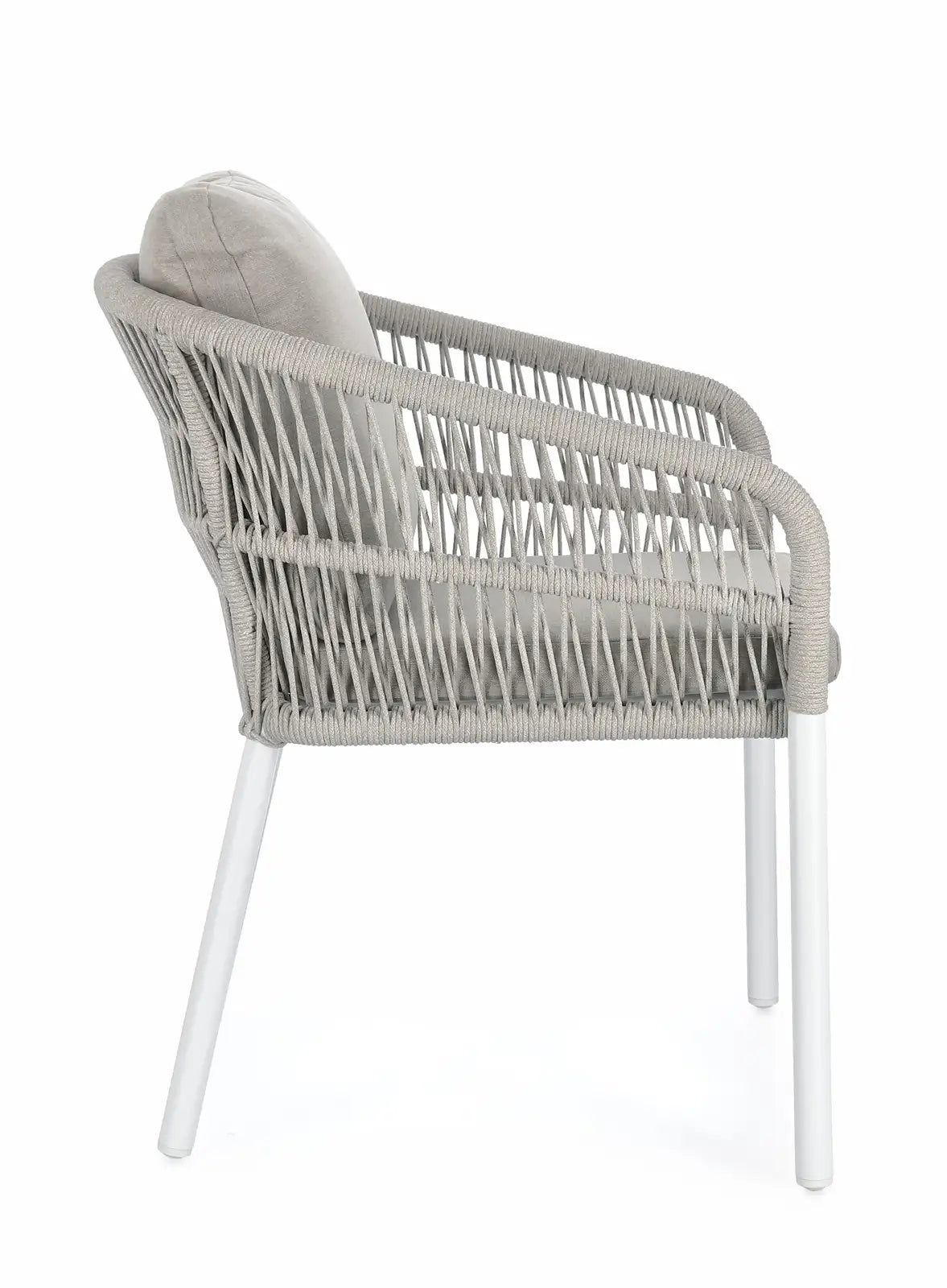 Gartenstuhl mit Armlehnen Galdana weiß JA61 - ZEN ZONE Furniture