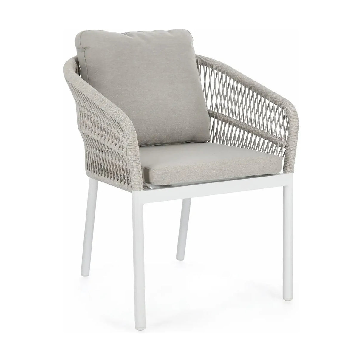 Gartenstuhl mit Armlehnen Galdana weiß JA61 - ZEN ZONE Furniture