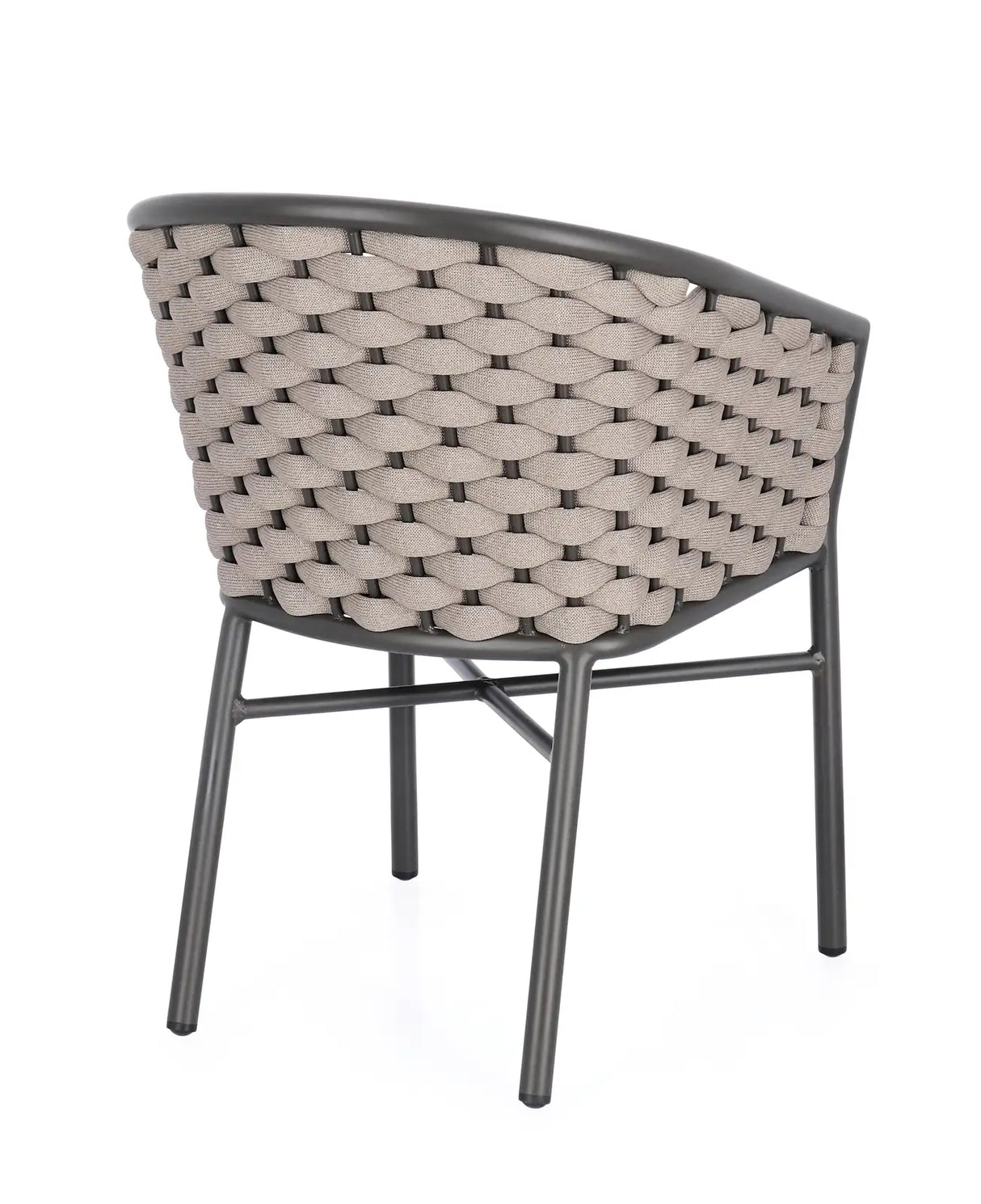 Gartenstuhl mit Armlehnen Anthrazit/Khaki - ZEN ZONE Furniture