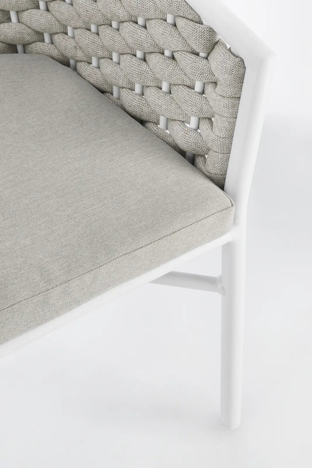 Gartenstuhl mit Armlehnen Margalida Weiß JA61 - ZEN ZONE Furniture