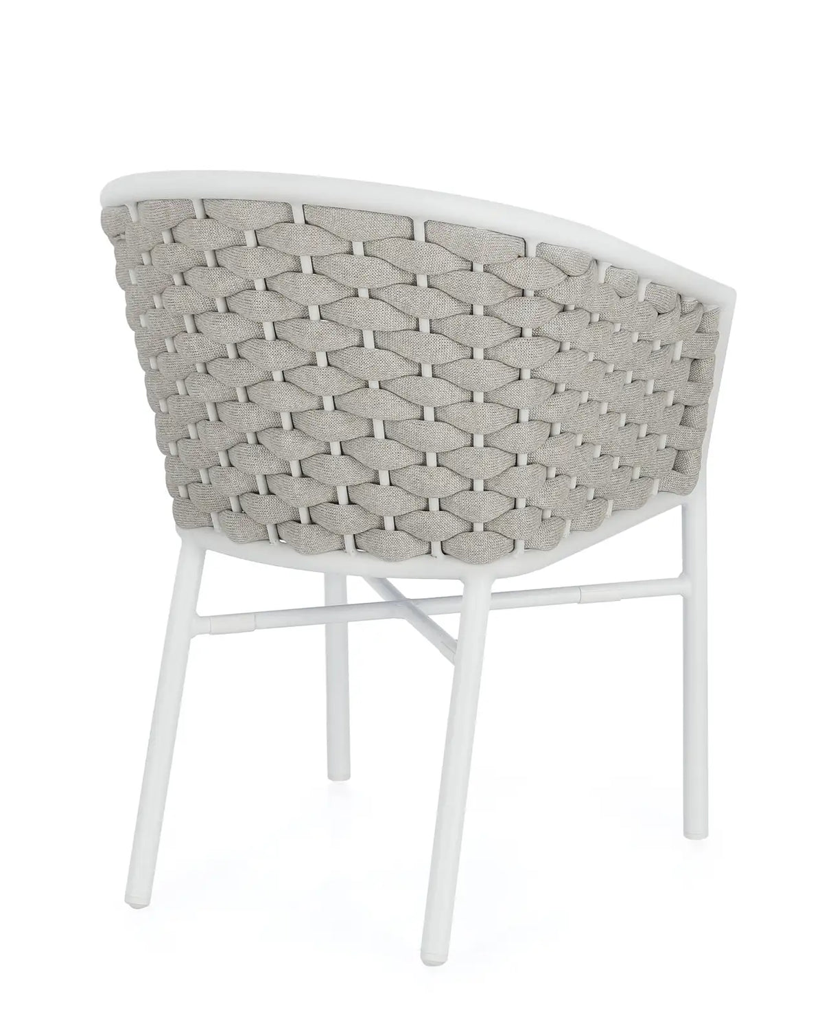 Gartenstuhl mit Armlehnen Margalida Weiß JA61 - ZEN ZONE Furniture