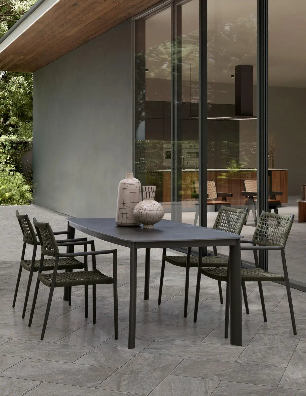 Outdoor Tisch Alcora Anthrazit JA60 180x90 cm - ZEN ZONE Furniture