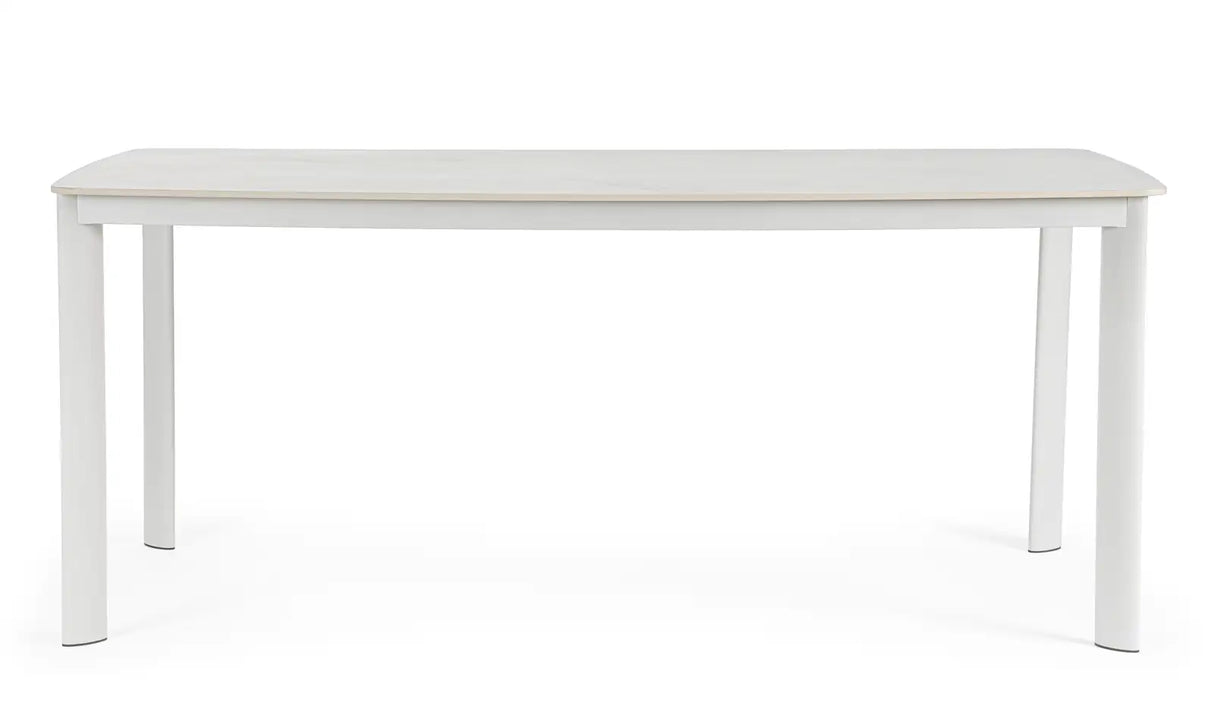 Outdoor Tisch Alcora weiß JA61 180x90 cm - ZEN ZONE Furniture