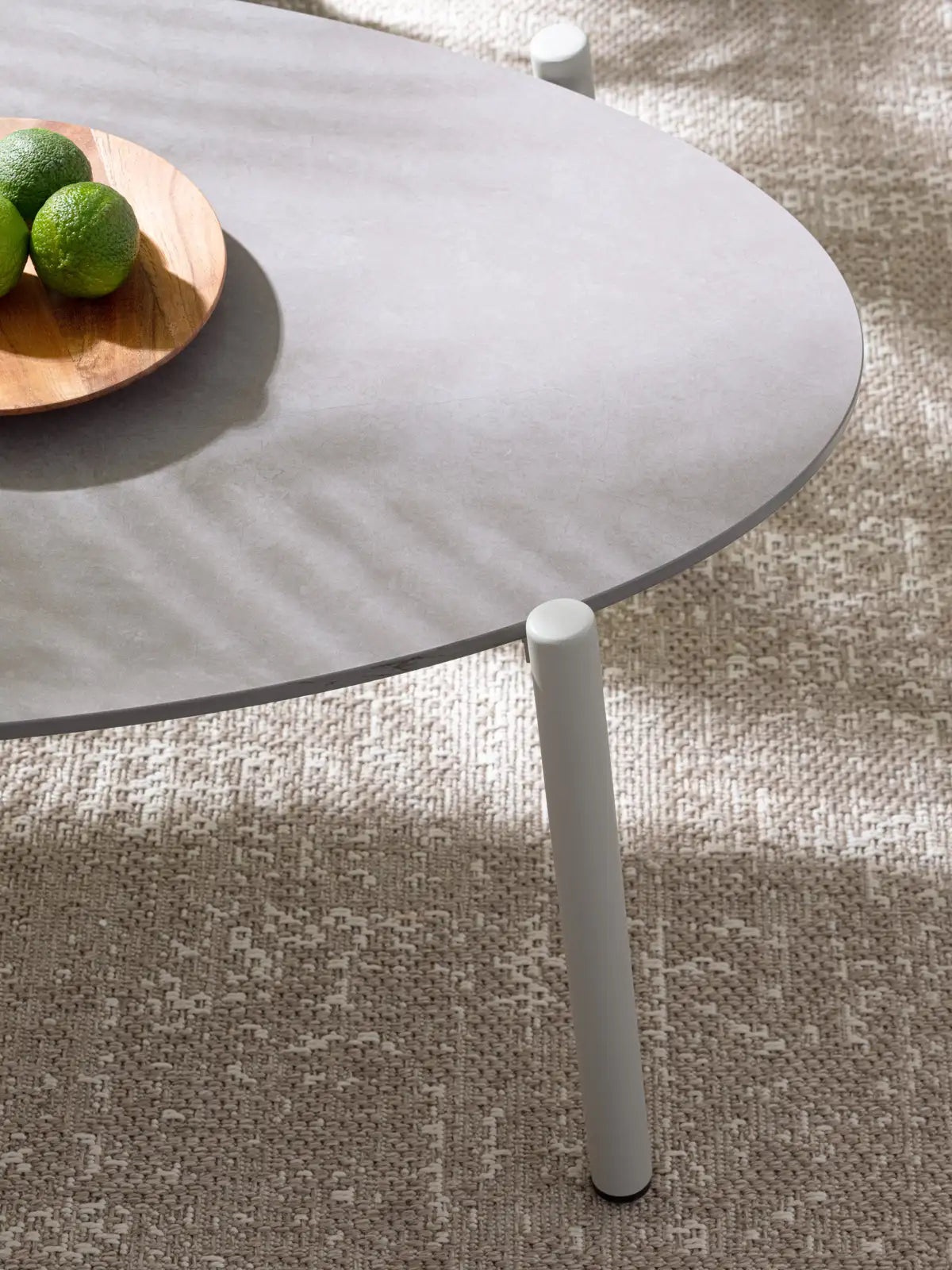 Outdoor 4er-Set Sitzgruppe Miravet C-C Saturn aus Aluminium und Seil - ZEN ZONE Furniture