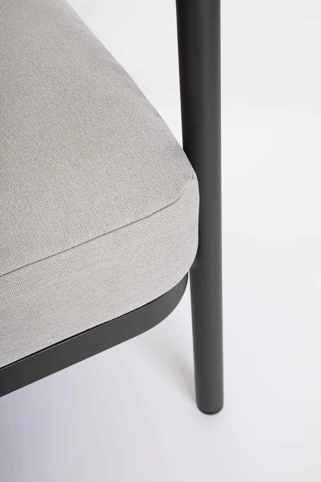 Outdoor 4er-Set Sitzgruppe Miravet JA60/KH Anthrazit aus Aluminium und Seil - ZEN ZONE Furniture