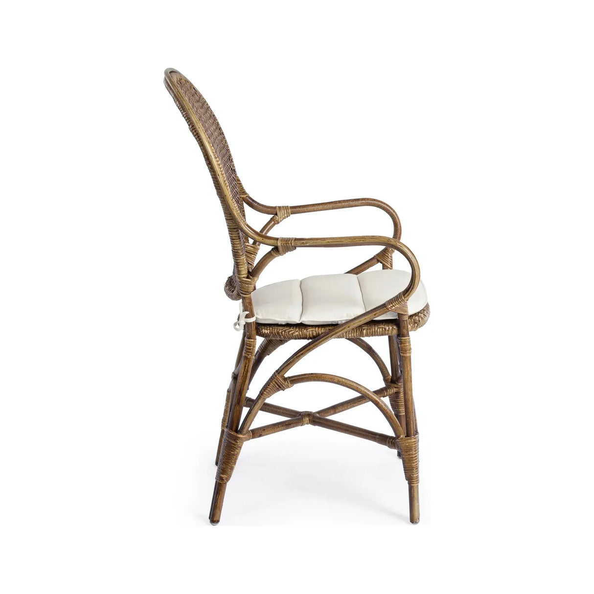 Edelina Stuhl mit Armlehnen mit Kissen - ZEN ZONE Furniture