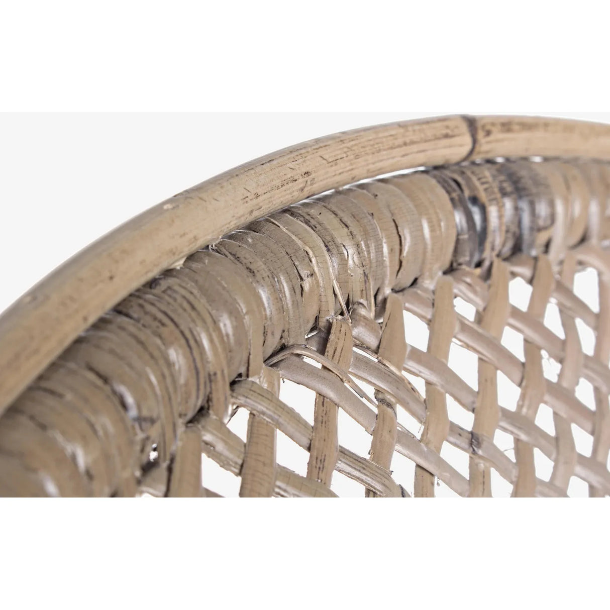 Edelina Stuhl Natur mit Armlehnen mit Kissen - ZEN ZONE Furniture