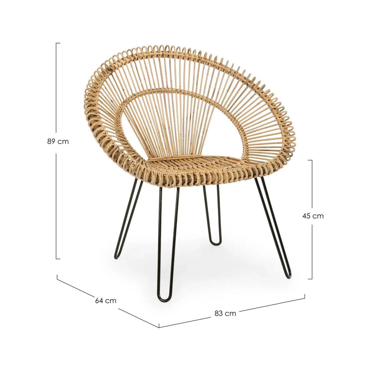 Esteban Sessel Natur - ZEN ZONE Furniture