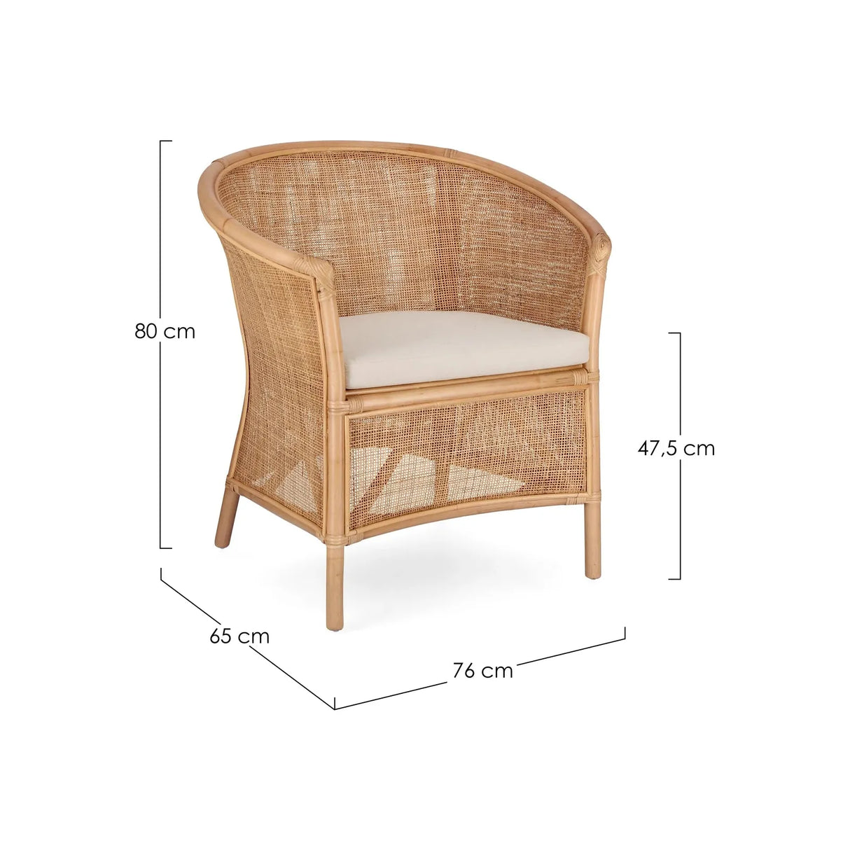 Adelfa Sessel mit Kissen - ZEN ZONE Furniture