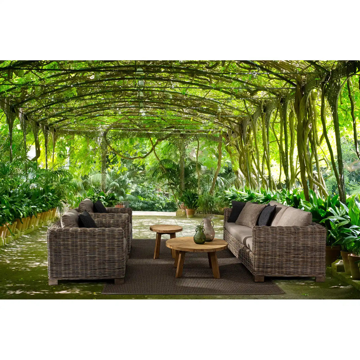 Outdoor Sessel mit Kissen Fortaleza - ZEN ZONE Furniture