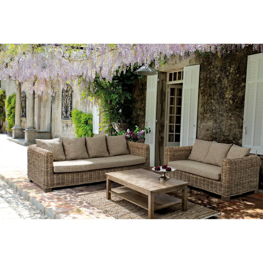 Garten-Sofa 2-Sitzer mit Kissen Fortaleza - ZEN ZONE Furniture
