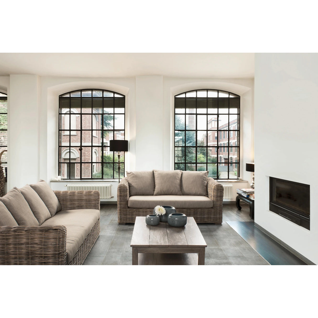 Garten-Sofa 2-Sitzer mit Kissen Fortaleza - ZEN ZONE Furniture