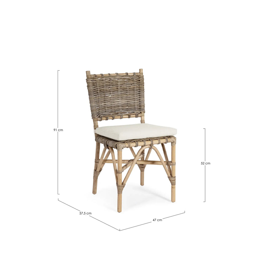 Gartenstuhl mit Kissen Tarifa - ZEN ZONE Furniture