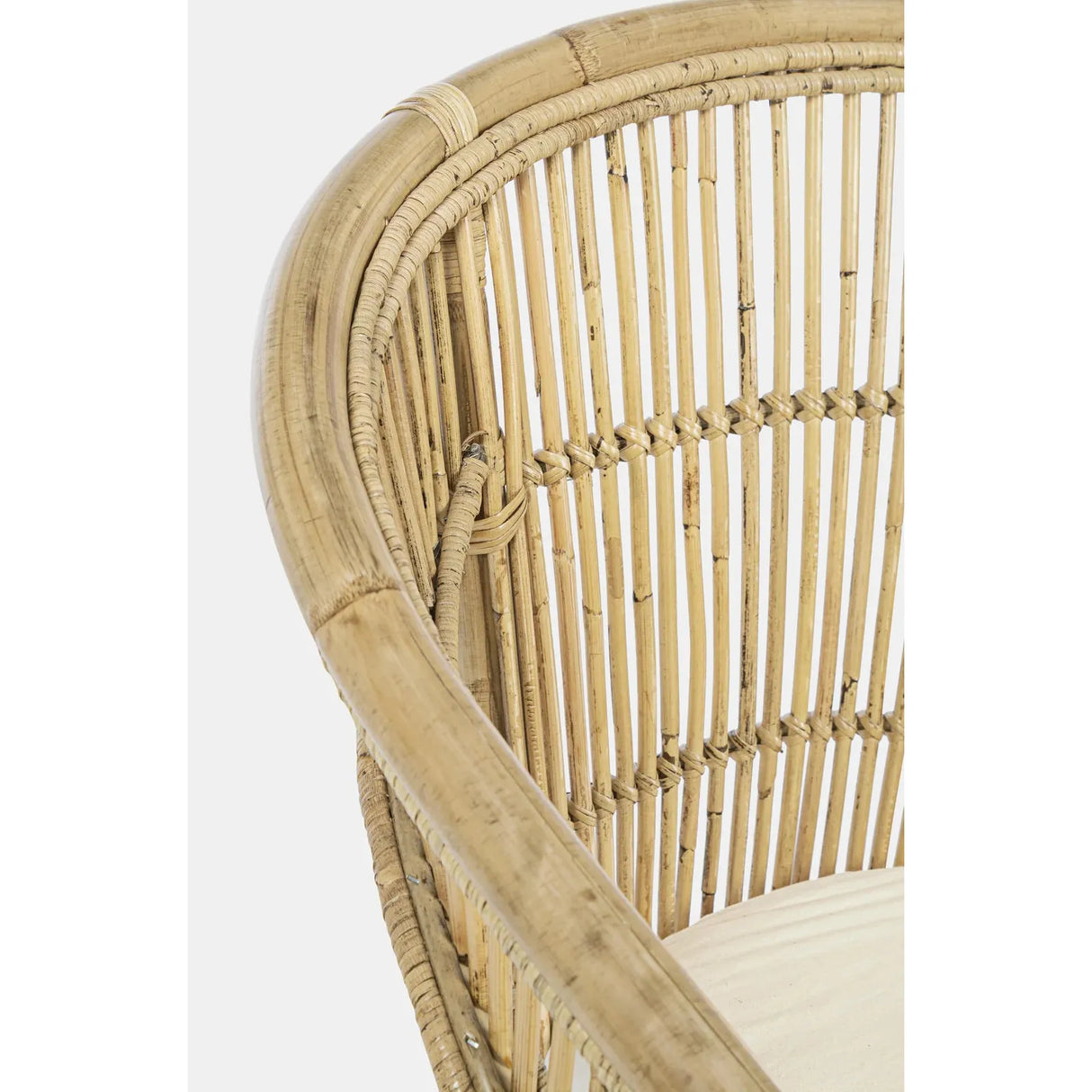 Consuelo Sessel Natur mit Kissen - ZEN ZONE Furniture