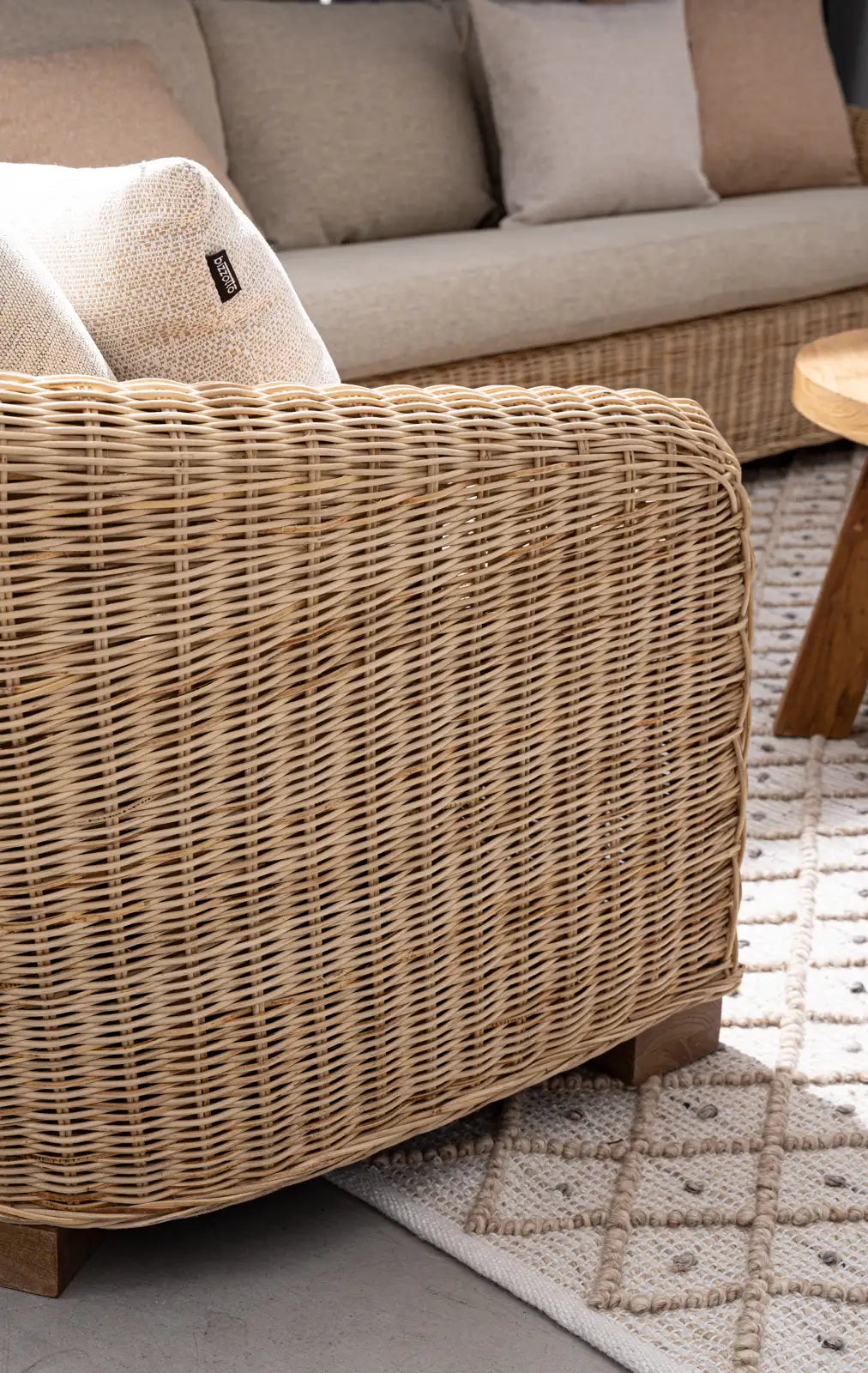 Cadice Sessel aus Rattan mit Armlehnen - ZEN ZONE Furniture