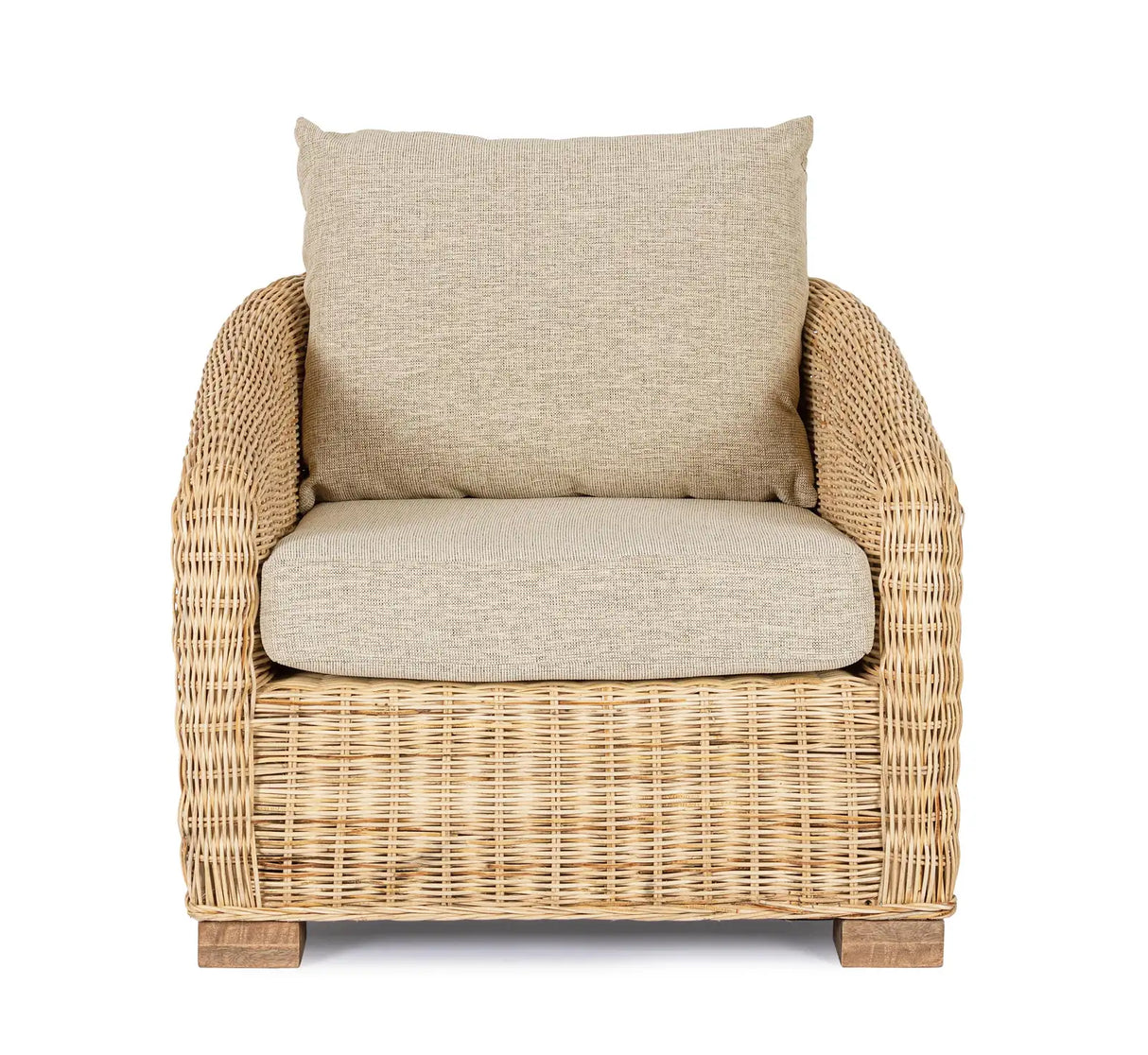 Cadice Sessel aus Rattan mit Armlehnen - ZEN ZONE Furniture
