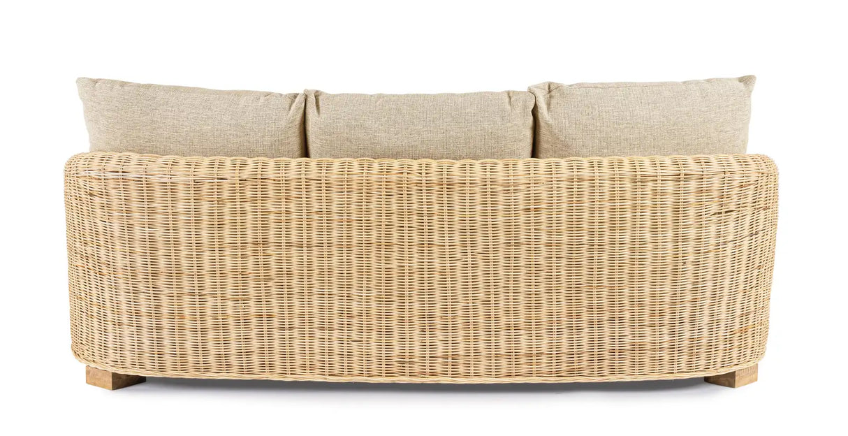 3-Sitzer Sofa Cadice aus Rattan - ZEN ZONE Furniture