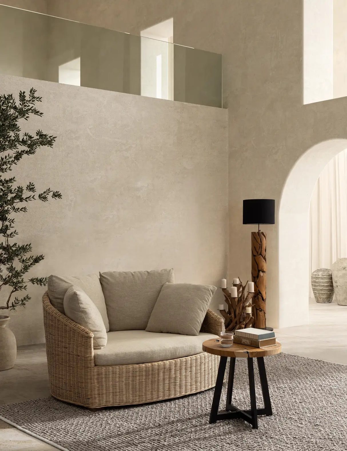 Mini Daybed Cadice aus Rattan - ZEN ZONE Furniture