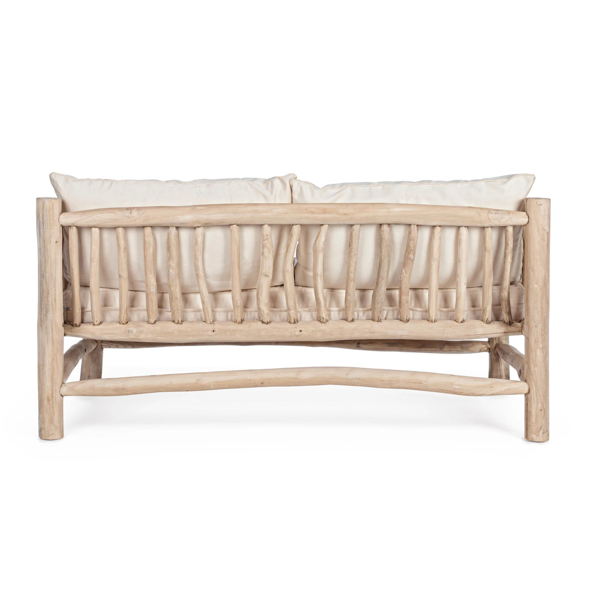 Sofa 2-Sitzer mit Kissen Sahel Natur - ZEN ZONE Furniture