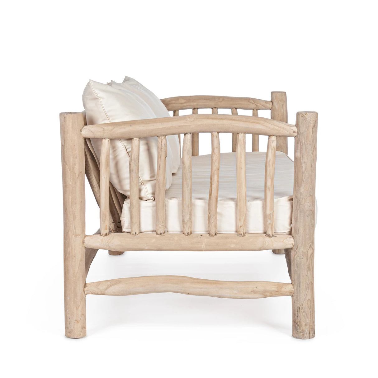 Sofa 2-Sitzer mit Kissen Sahel Natur - ZEN ZONE Furniture