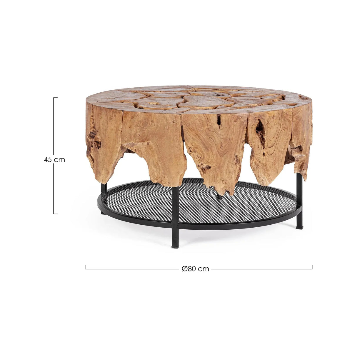 Grenada Couchtisch Rund 80x80 cm - ZEN ZONE Furniture