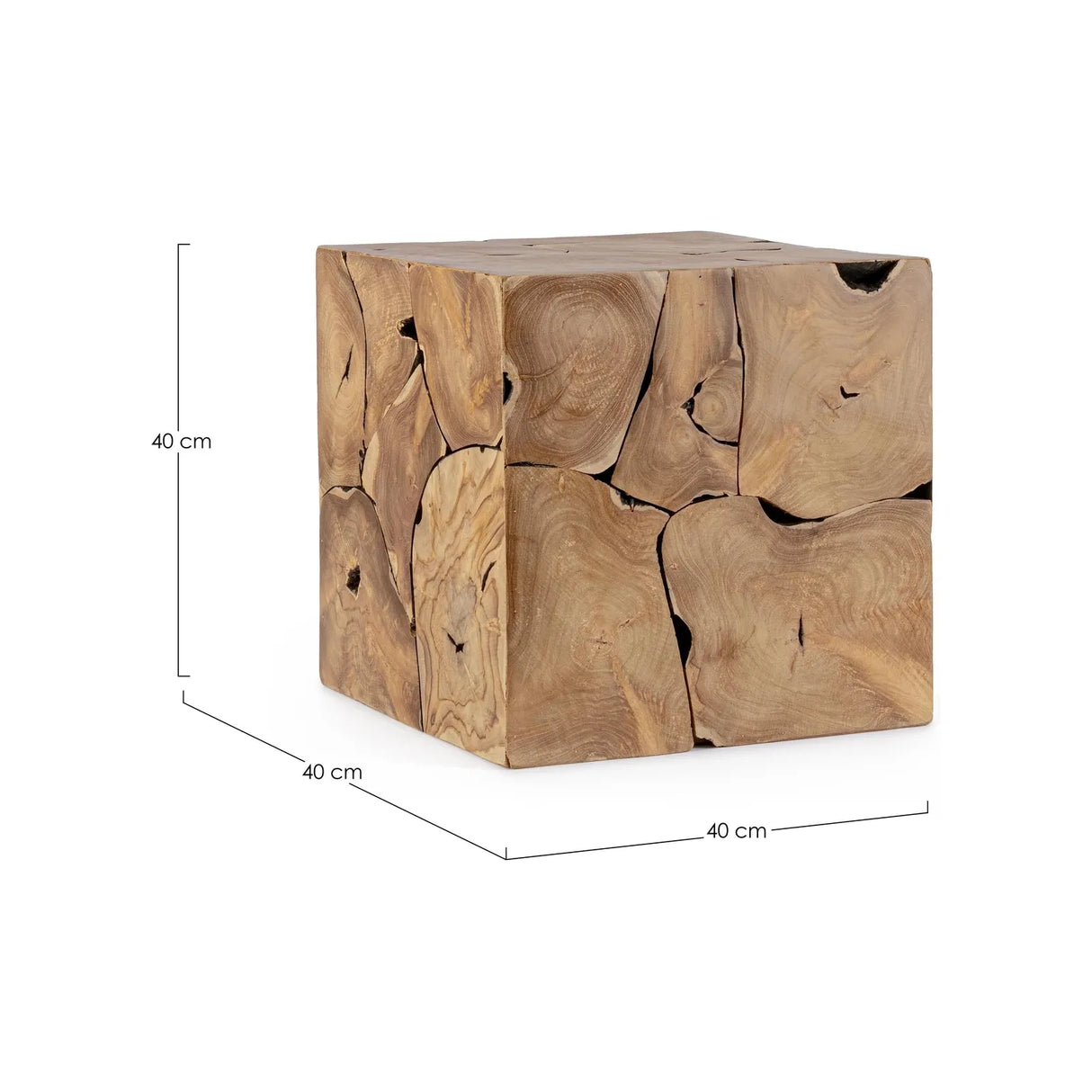 Elwood Couchtisch 40x40 cm - ZEN ZONE Furniture