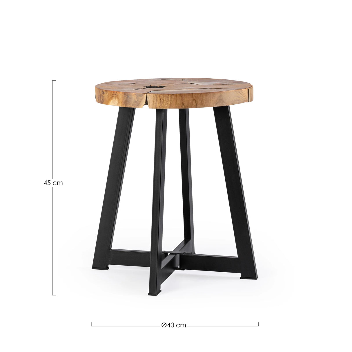 Couchtisch rund 40x40 Elwood - ZEN ZONE Furniture