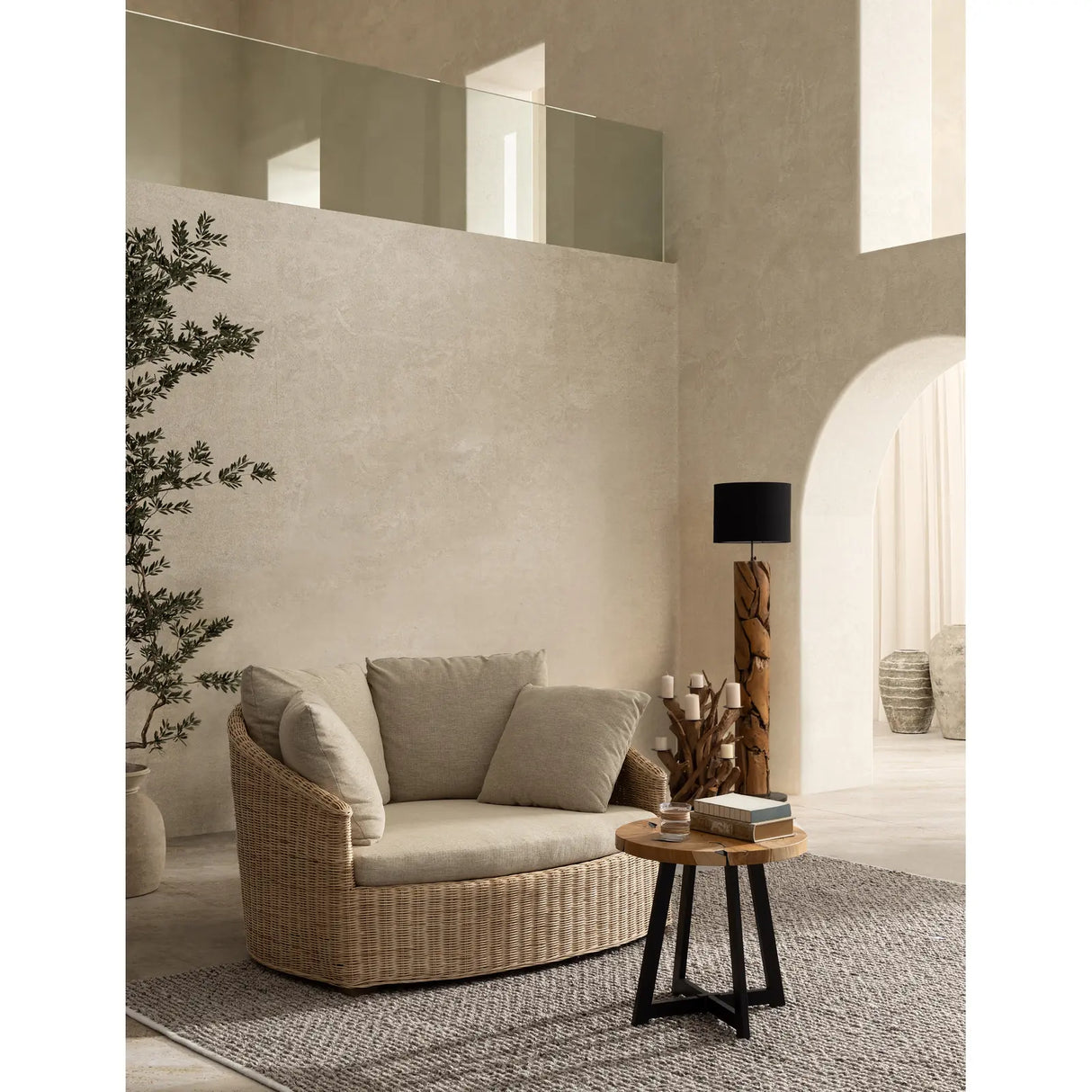 Couchtisch rund 50x50 Elwood - ZEN ZONE Furniture