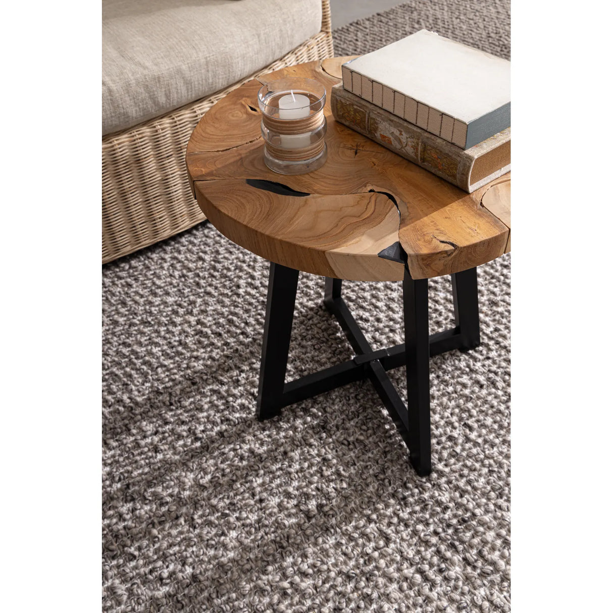 Couchtisch rund 50x50 Elwood - ZEN ZONE Furniture