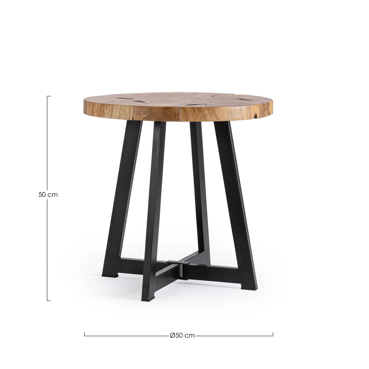 Couchtisch rund 50x50 Elwood - ZEN ZONE Furniture