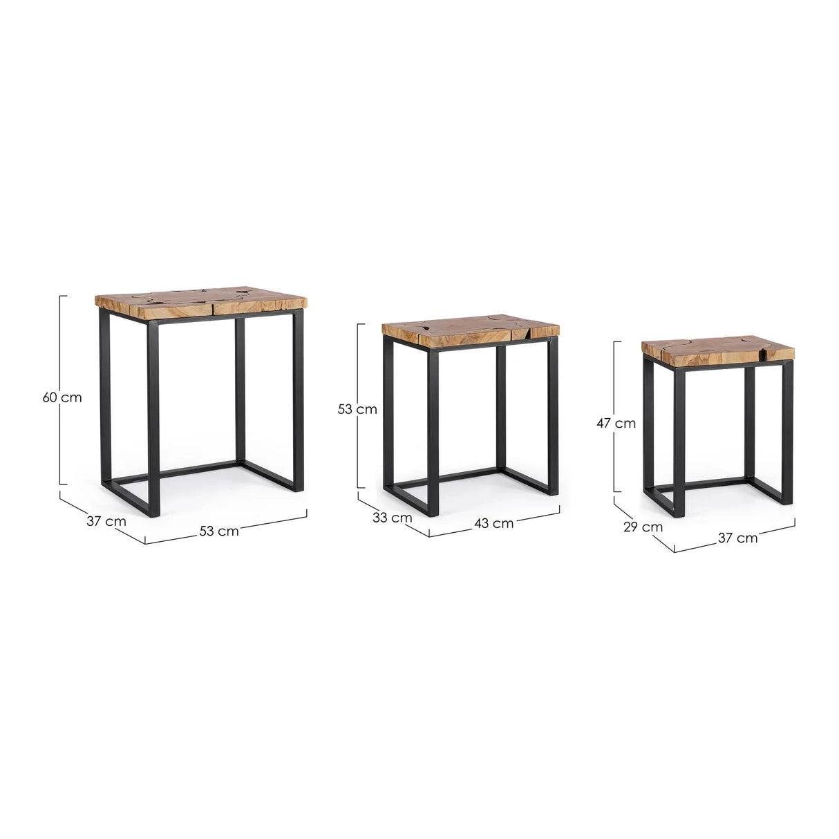 Elwood Couchtisch 3er Set - ZEN ZONE Furniture