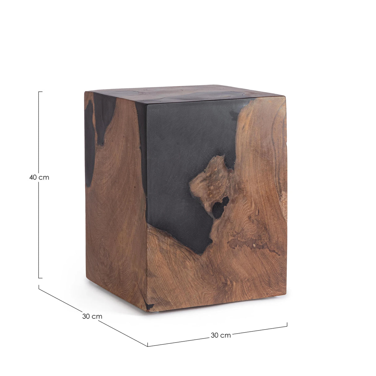 Couchtisch Schwarz 30x30 Melty - ZEN ZONE Furniture