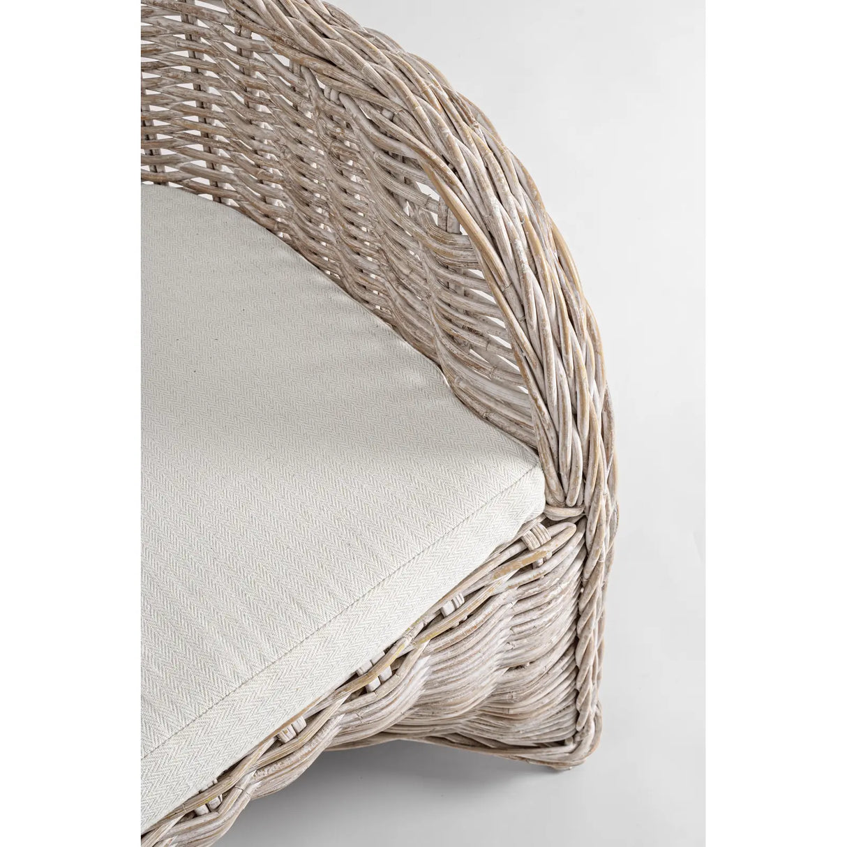 Outdoor Sessel mit Kissen Martin New Weiß - ZEN ZONE Furniture