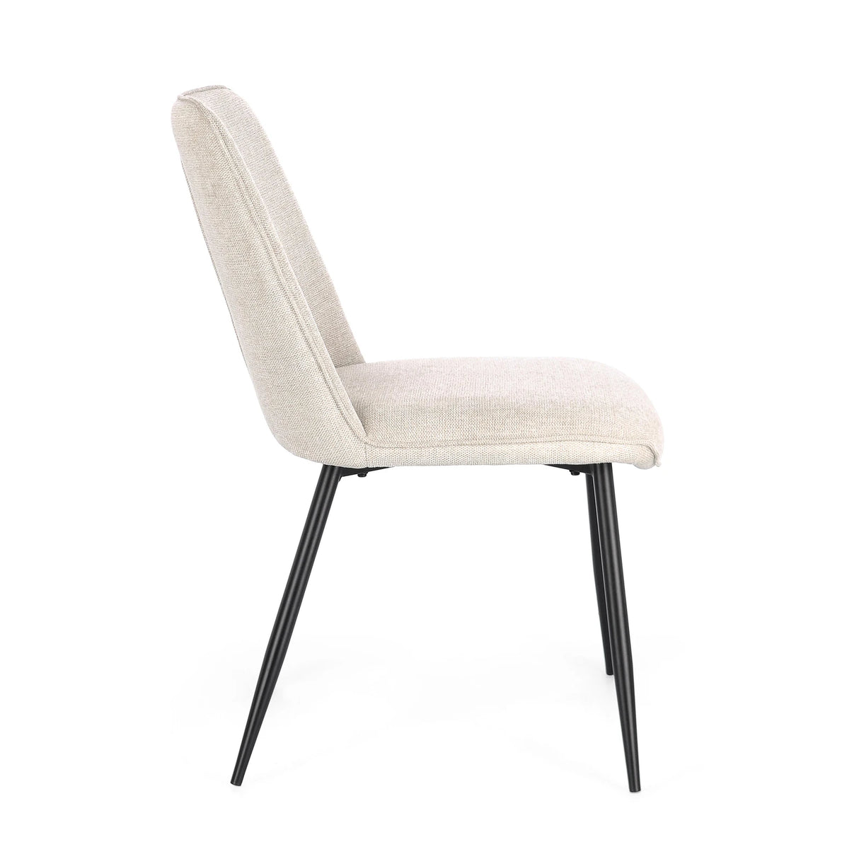 Essstuhl Cora Schwarz/Beige - ZEN ZONE Furniture