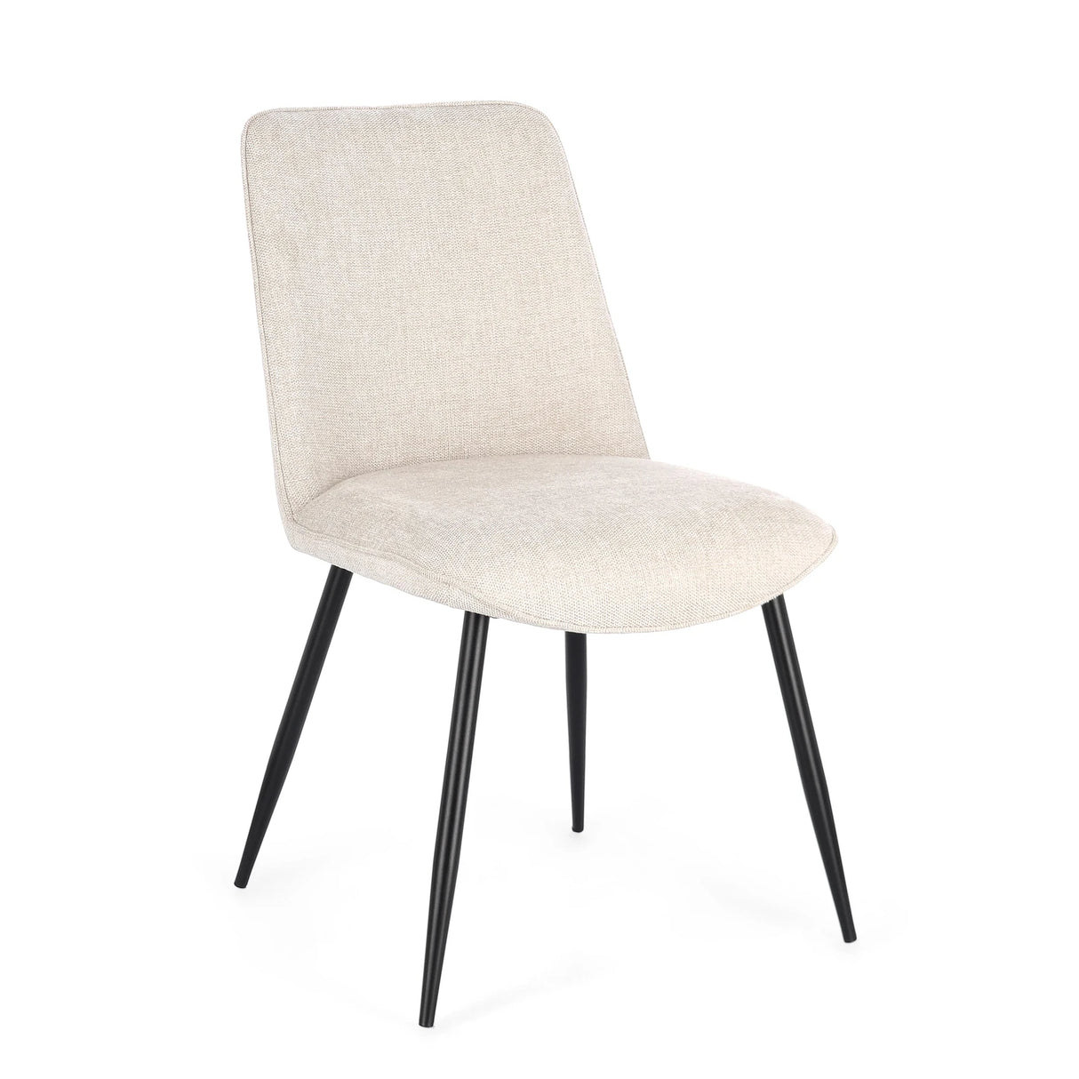 Essstuhl Cora Schwarz/Beige - ZEN ZONE Furniture