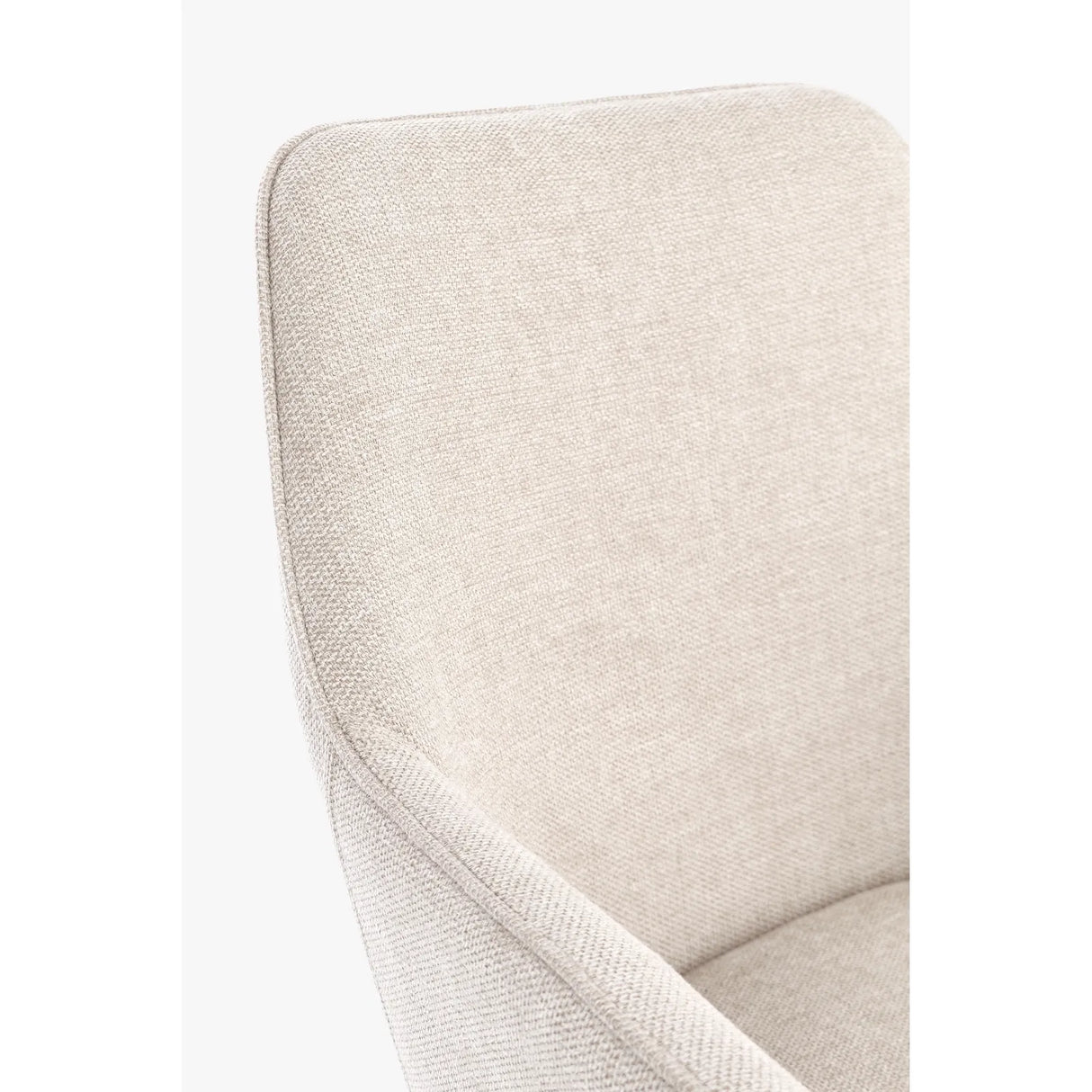 Essstuhl mit Armlehne Cora Schwarz/Beige - ZEN ZONE Furniture