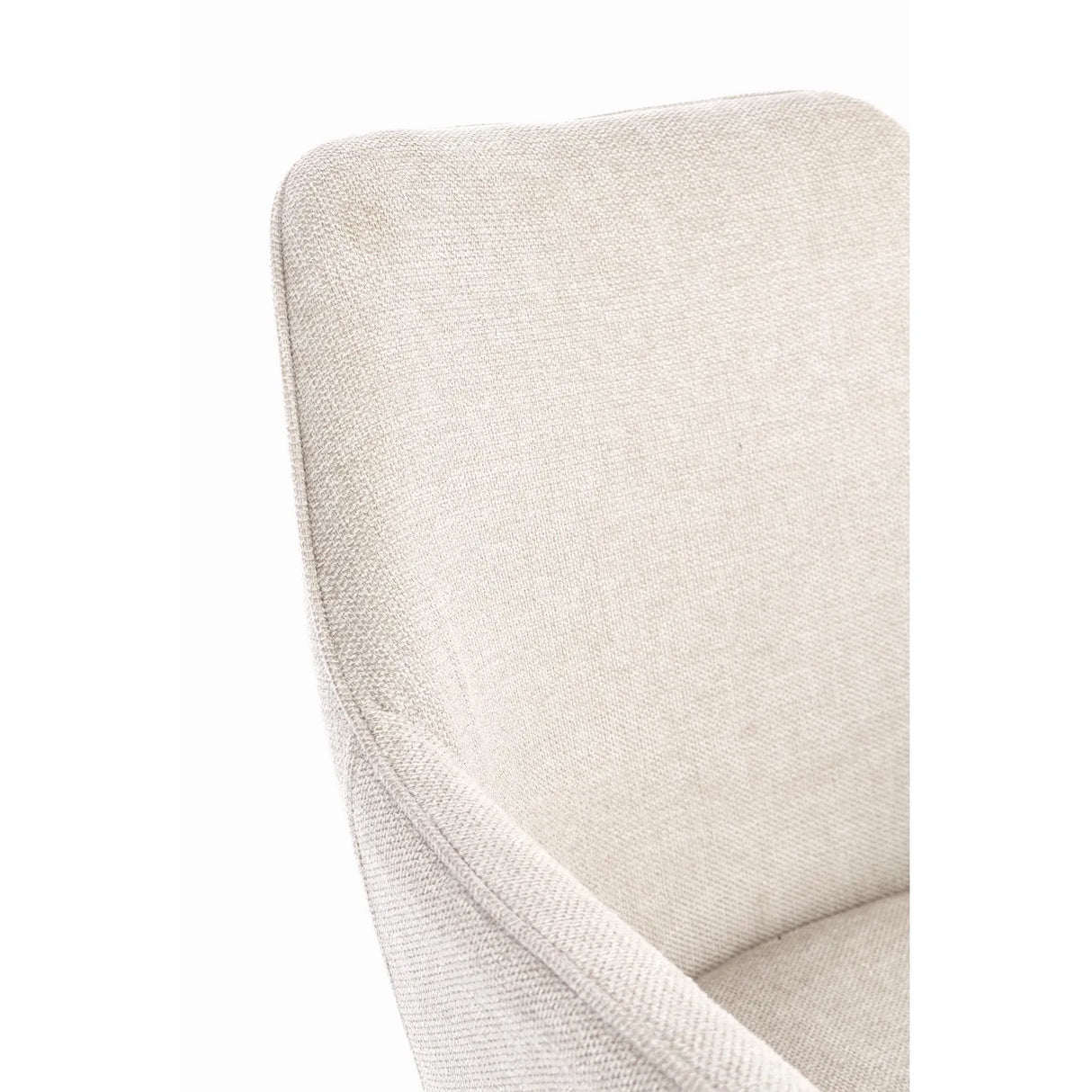 Essstuhl mit Armlehne Cora Beige/Beige - ZEN ZONE Furniture