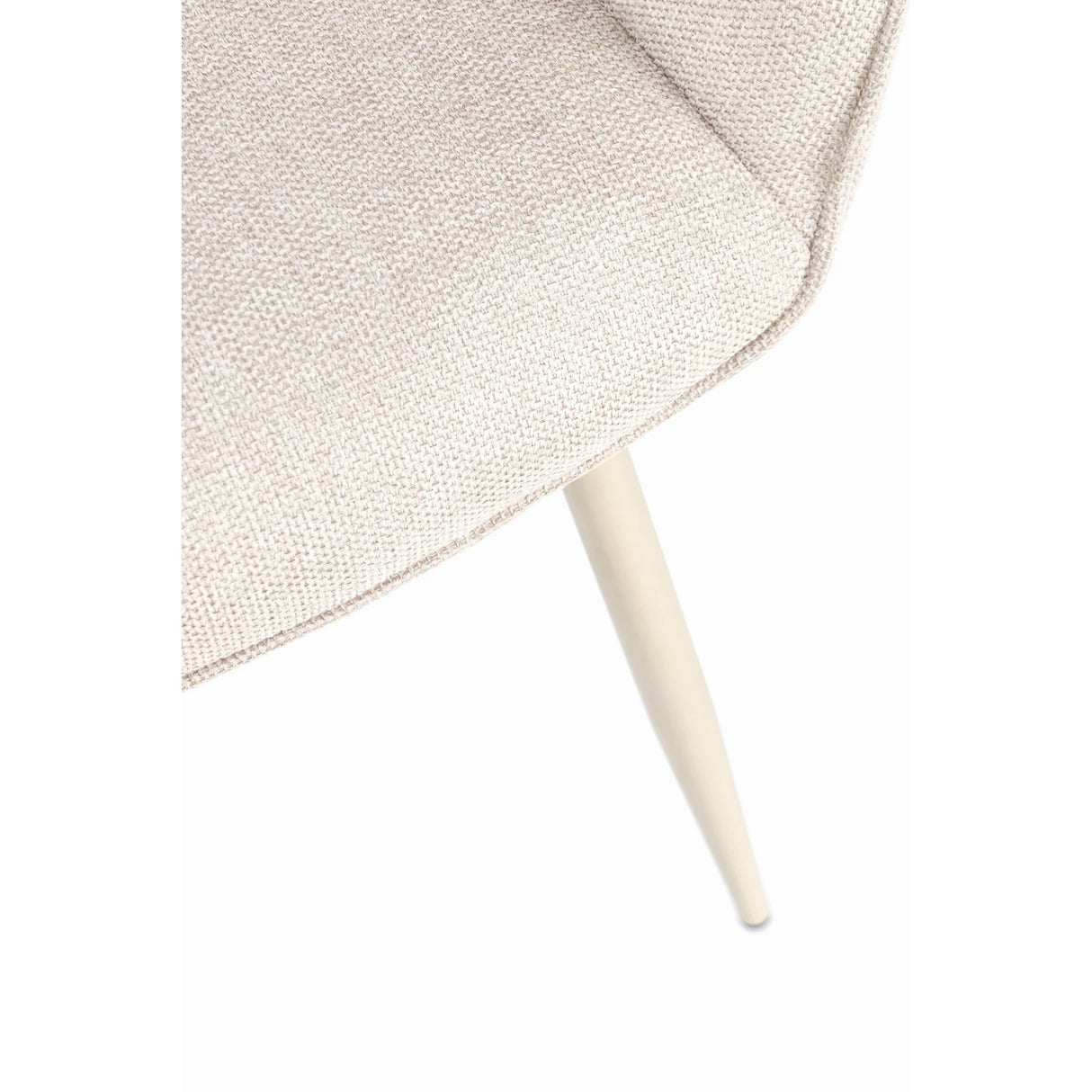 Essstuhl mit Armlehne Cora Beige/Beige - ZEN ZONE Furniture