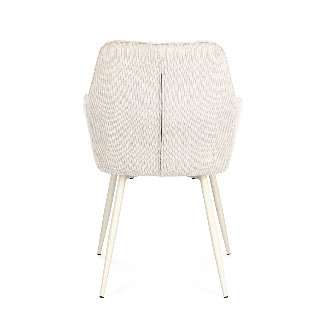 Essstuhl mit Armlehne Cora Beige/Beige - ZEN ZONE Furniture