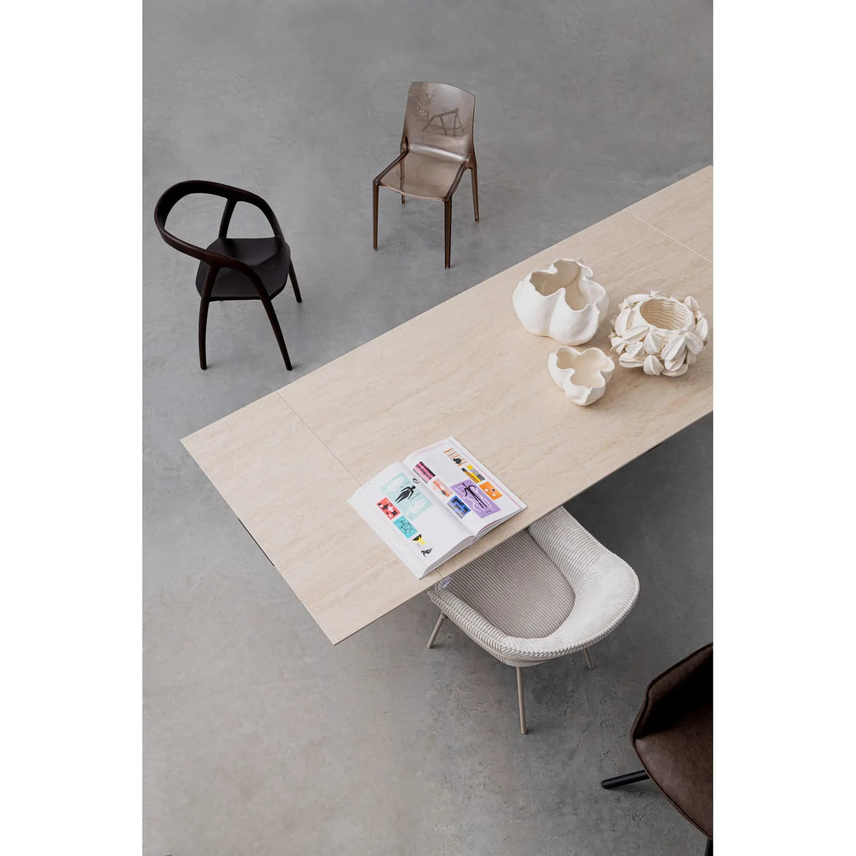Adele Stuhl Kaffee - ZEN ZONE Furniture