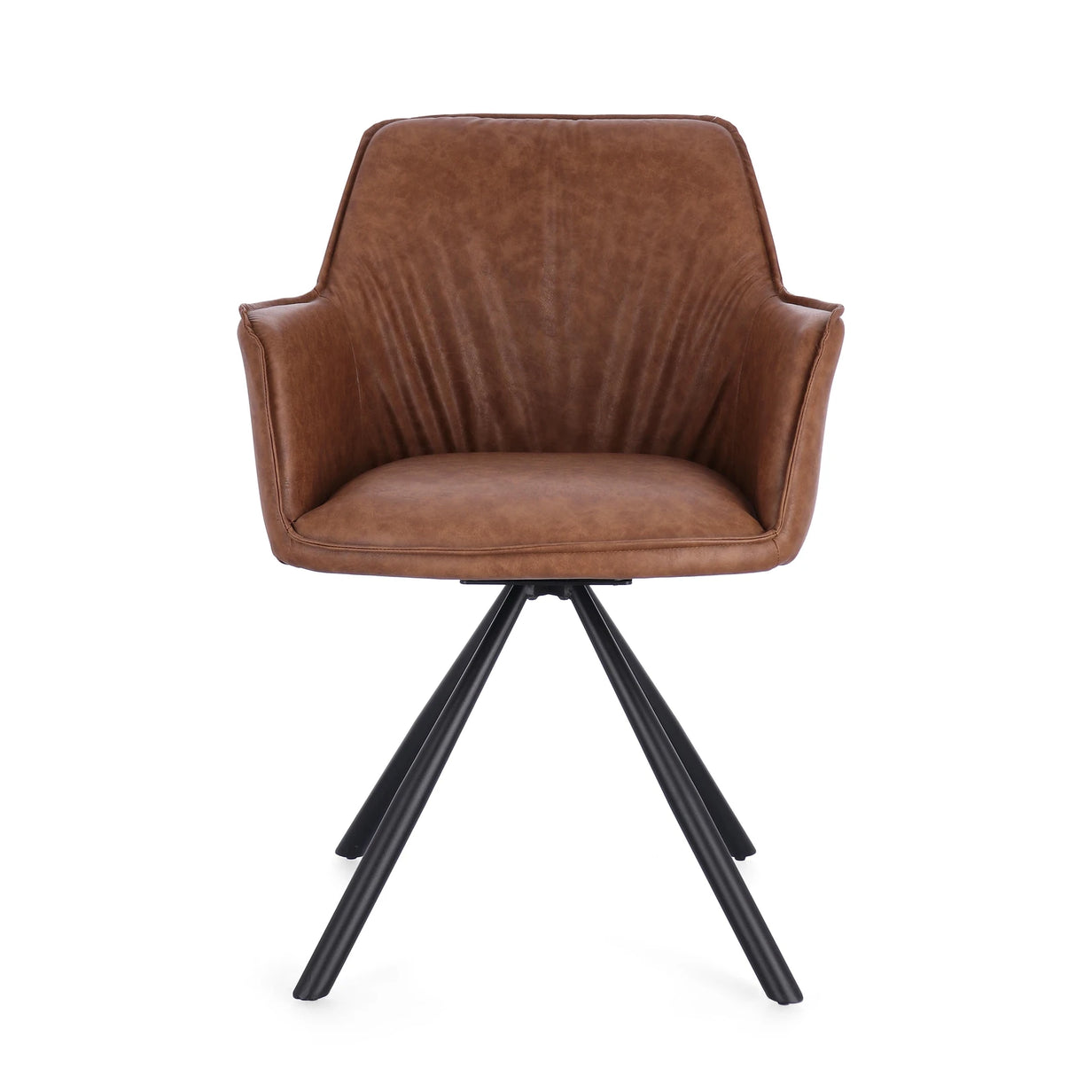 Essstuhl drehbar mit Armlehne Breval Hellbraun - ZEN ZONE Furniture